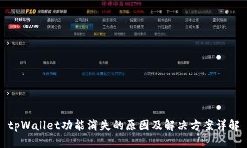 tpWallet功能消失的原因及解决方案详解