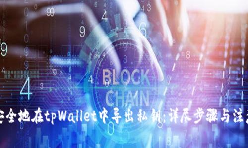 如何安全地在tpWallet中导出私钥:详尽步骤与注意事项