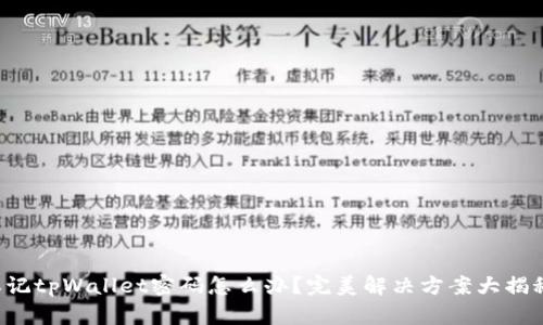 忘记tpWallet密码怎么办?完美解决方案大揭秘!