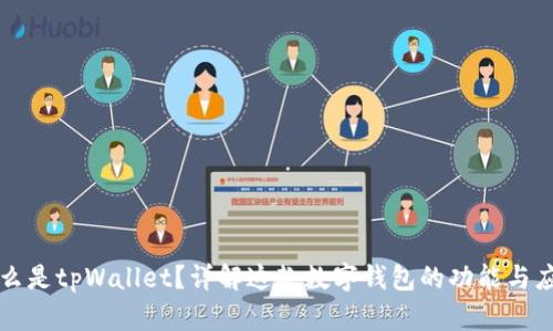 什么是tpWallet？详解这款数字钱包的功能与应用